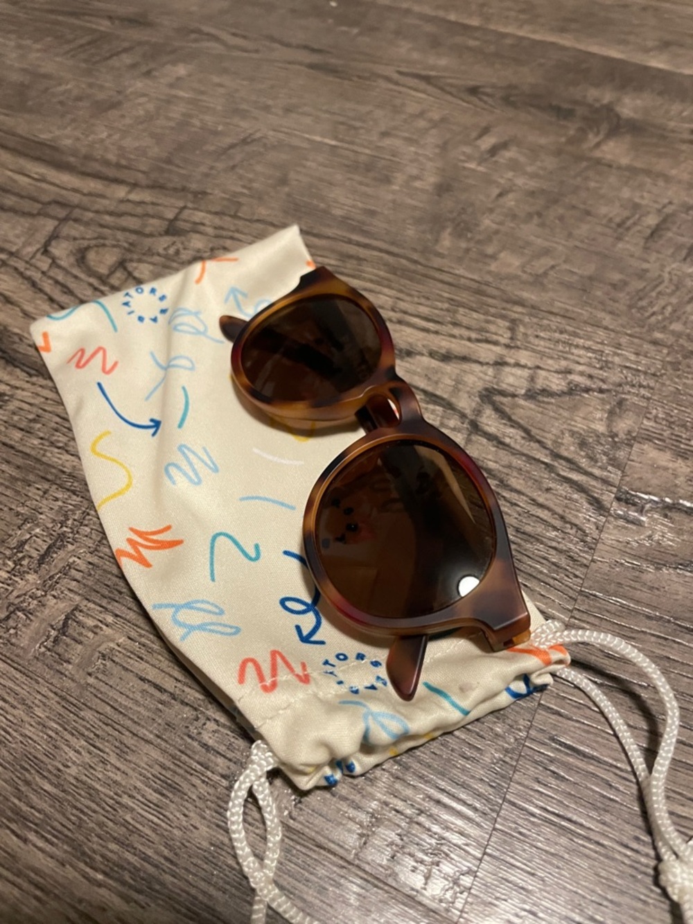 Babiators Kids Keyhole Tortoiseshell Sunglasses - Brown Lenses